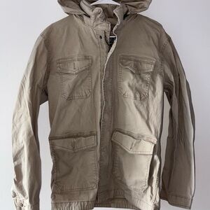 George Men's Khaki Military Jacket